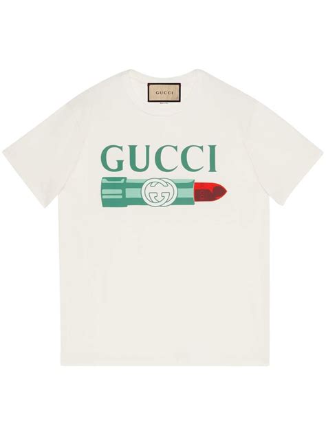 gucci lipstick t shirt